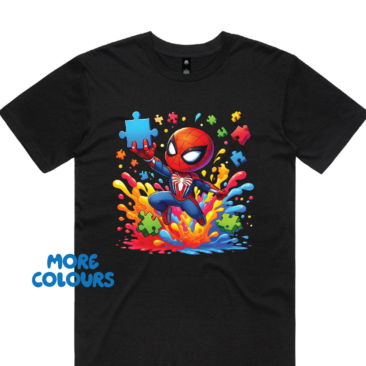 Spiderman Autism Puzzle Piece
