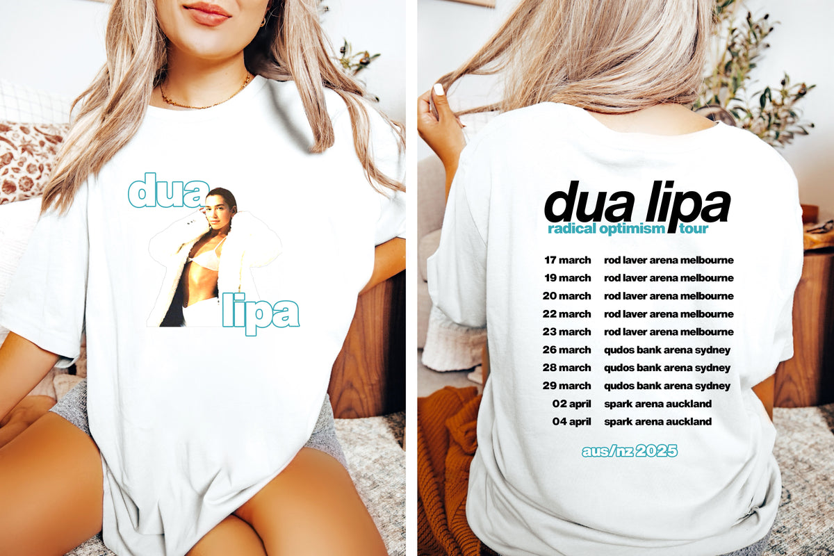 *MORE COLOURS AVAILABLE* Dua Lipa Radical Optimism Tour T-Shirt