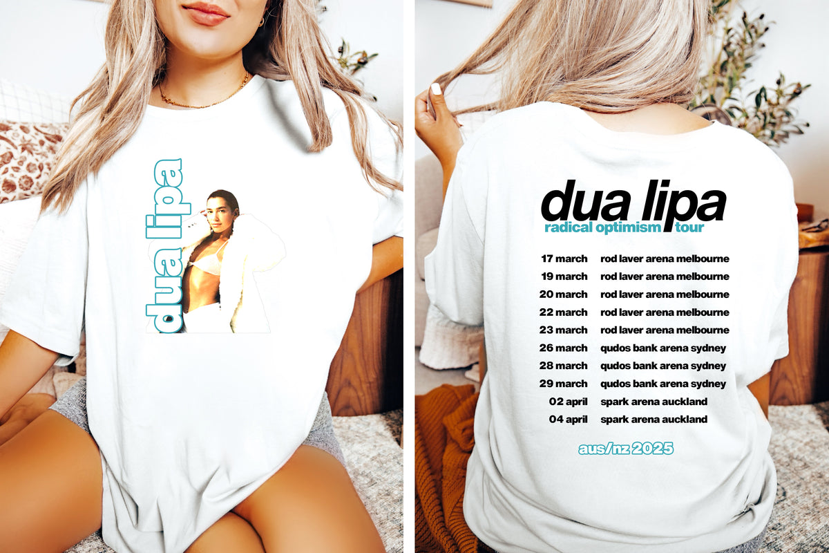 *MORE COLOURS AVAILABLE* Dua Lipa Radical Optimism Tour T-Shirt