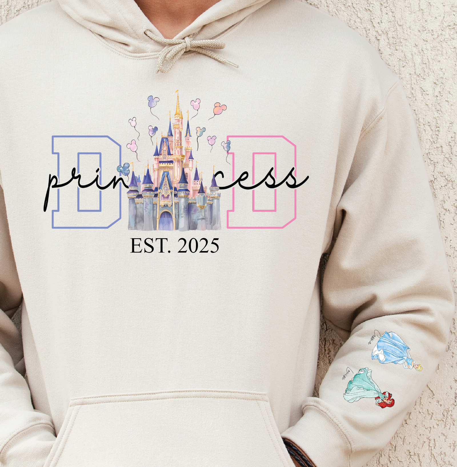 Princess Dad (Disney Princess Characters) Personalised With Kids Names