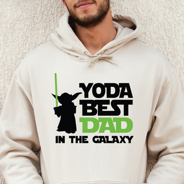 Yoda Best Dad In The Galaxy (MORE COLOURS & STYLES)