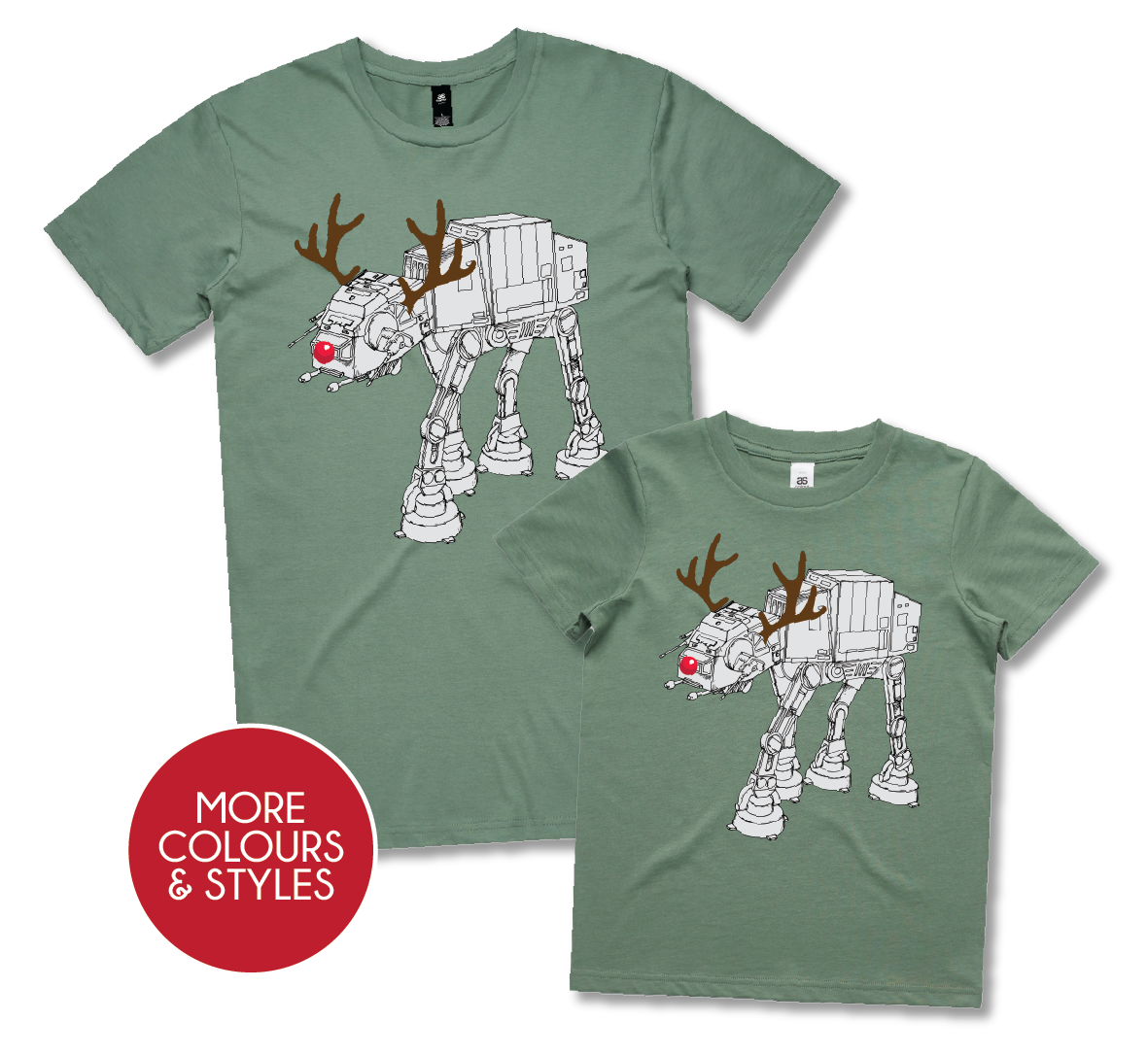 Christmas Star Wars AT-AT Walker (available as a set or individually)