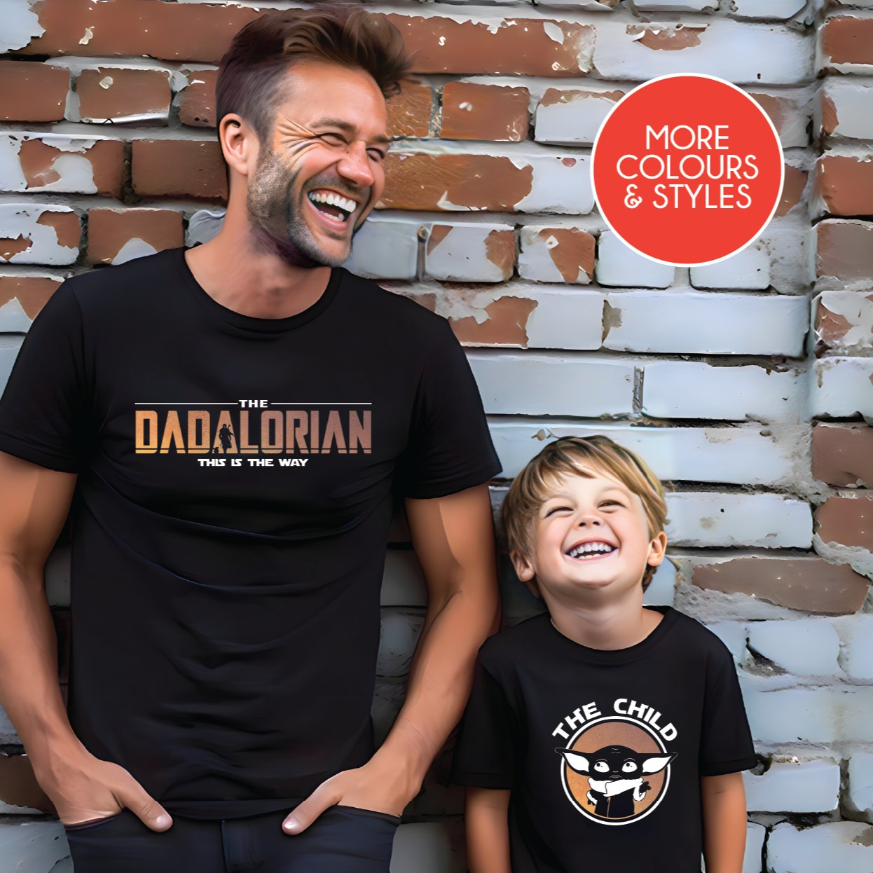 The Dadalorian This Is The Way & Matching The Child (MORE COLOURS & STYLES)