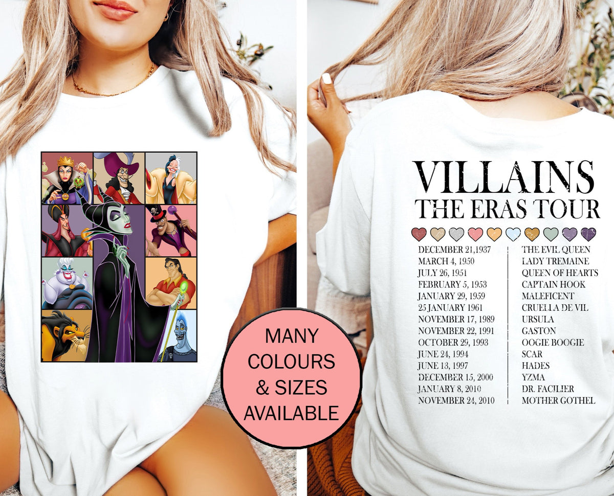 Villains Eras Tour (MORE COLOURS & SIZES)