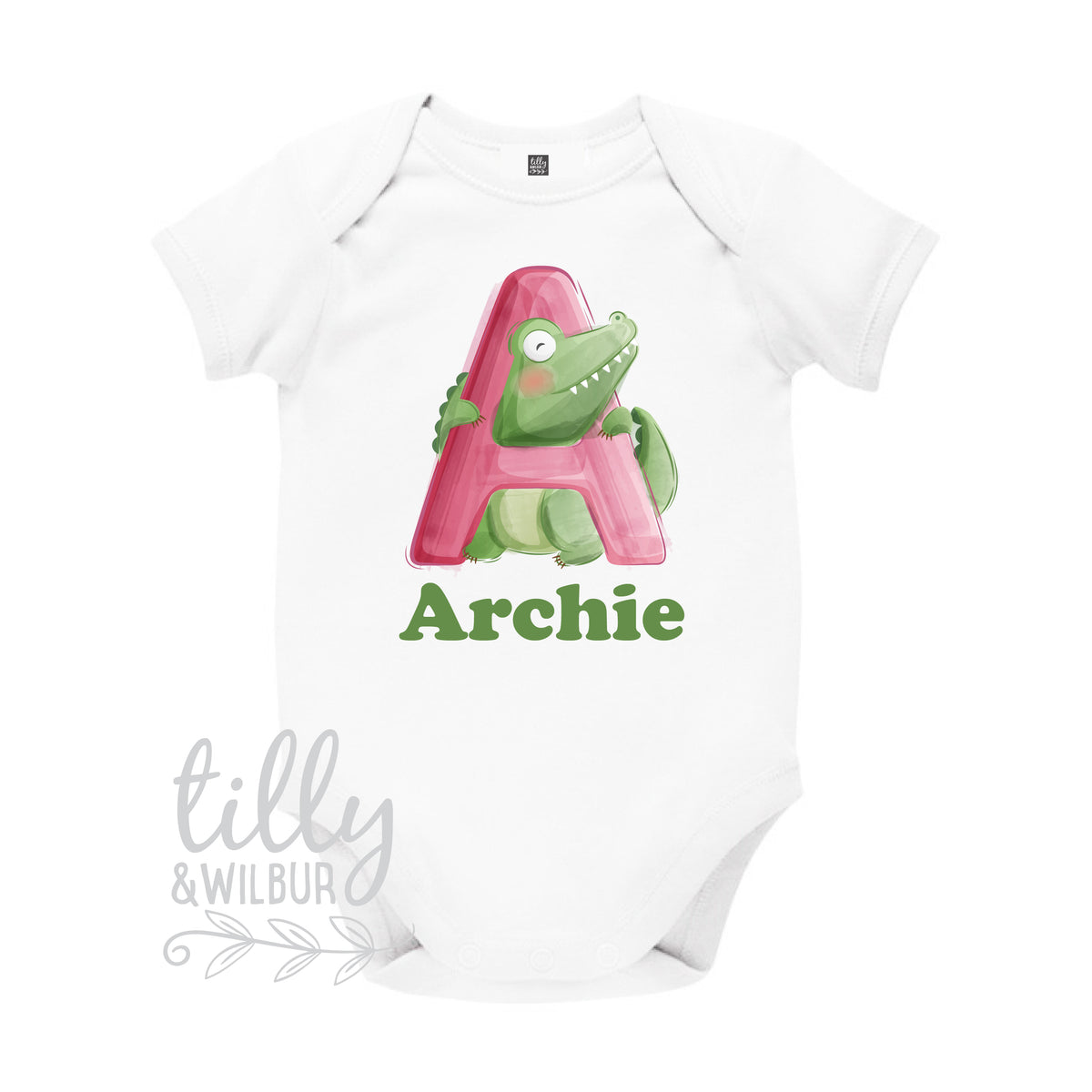 A Is For Alligator With Custom Name