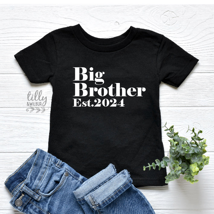 Big Brother With Custom Est Year (MORE COLOURS & STYLES)
