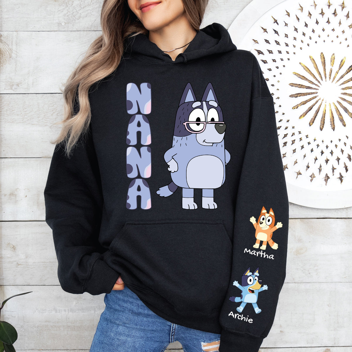 Nana Jumper (Bluey's Nana) Personalised With Kids Names