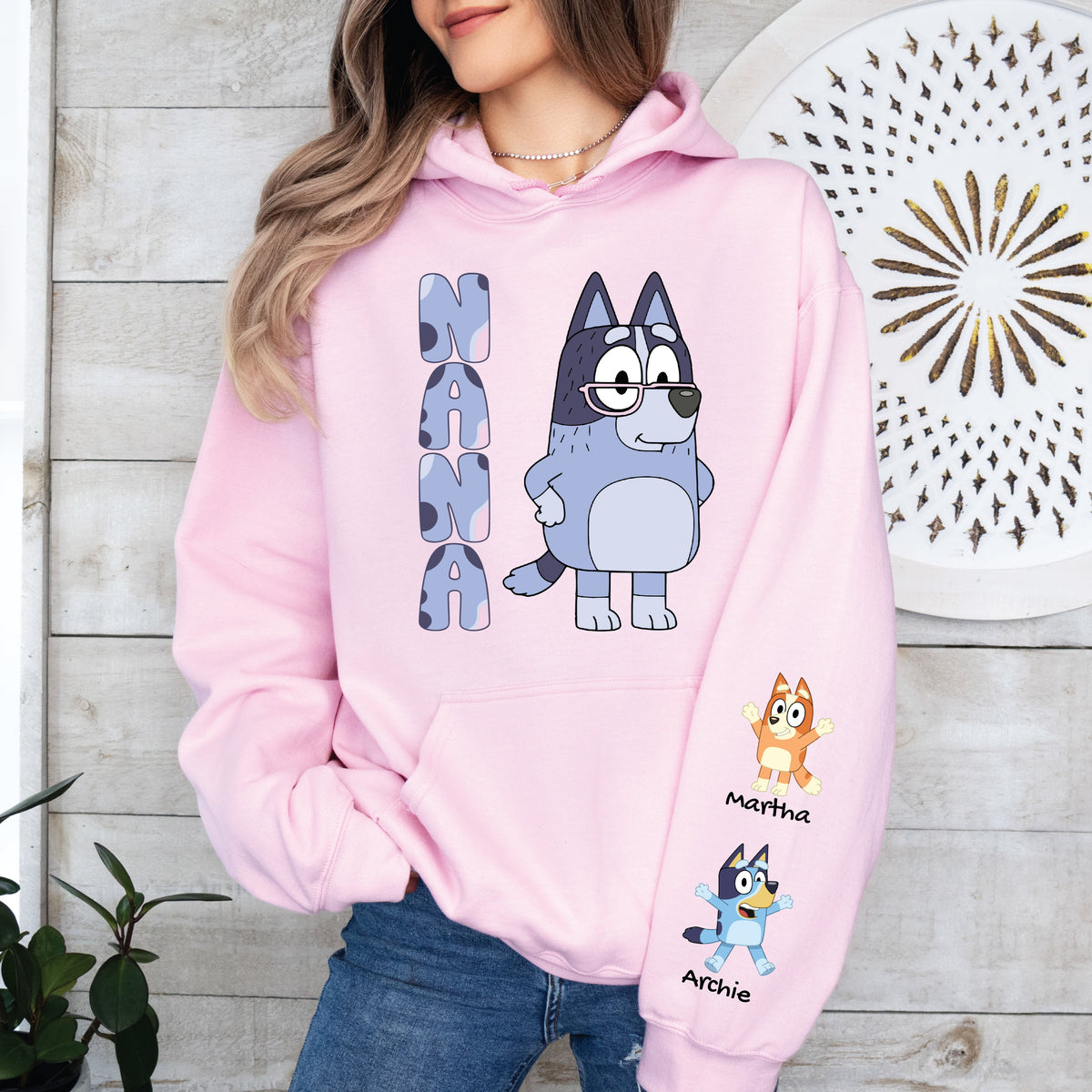 Nana Jumper (Bluey's Nana) Personalised With Kids Names