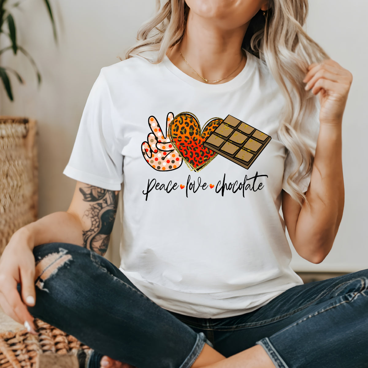 Peace Love Chocolate (MORE COLOURS & STYLES)