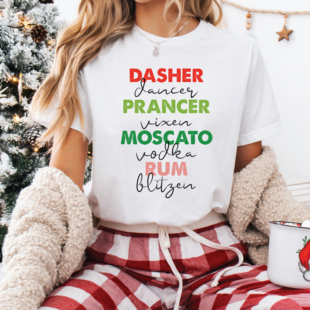Reindeer Christmas Drinks (MORE COLOURS & STYLES)