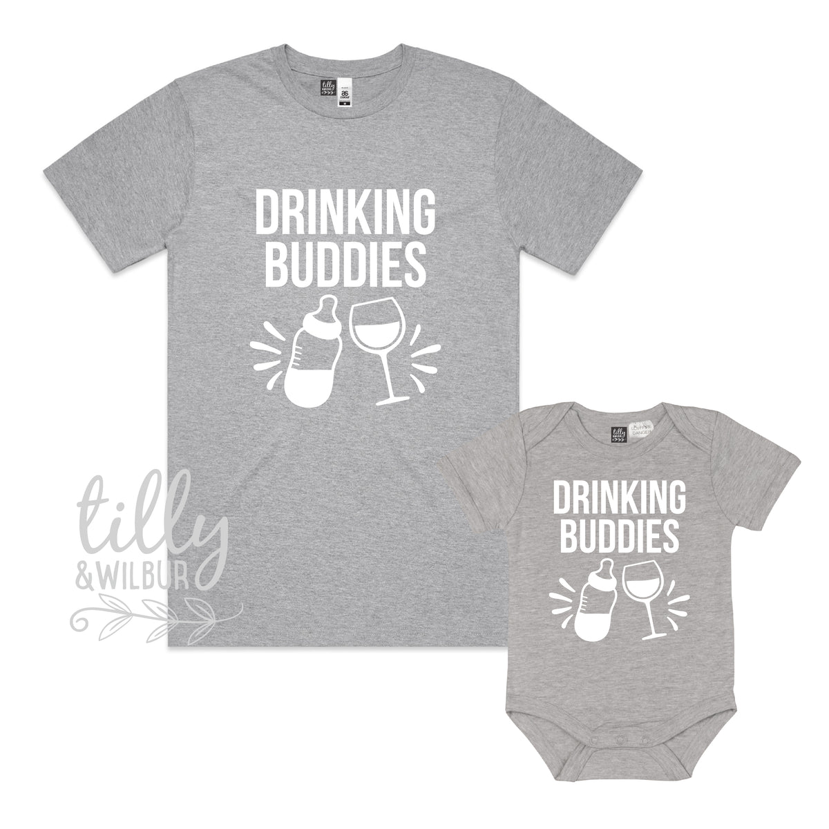 Drinking Buddies Wine & Bottle (MORE COLOURS & STYLES)