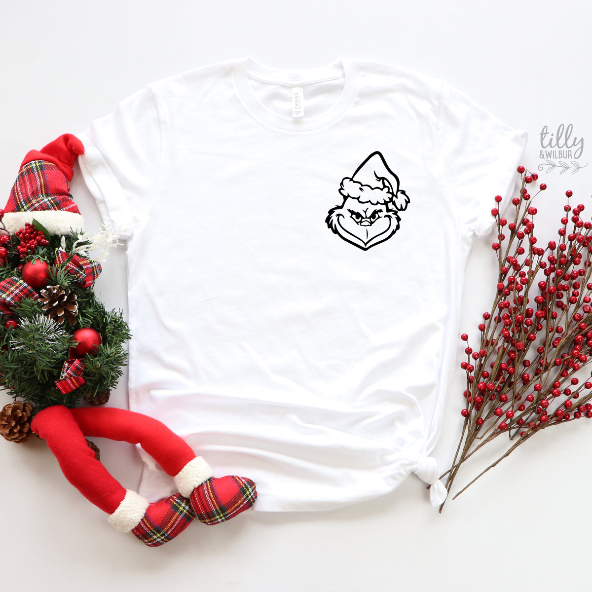 Christmas Grinch Face (MORE COLOURS & STYLES)