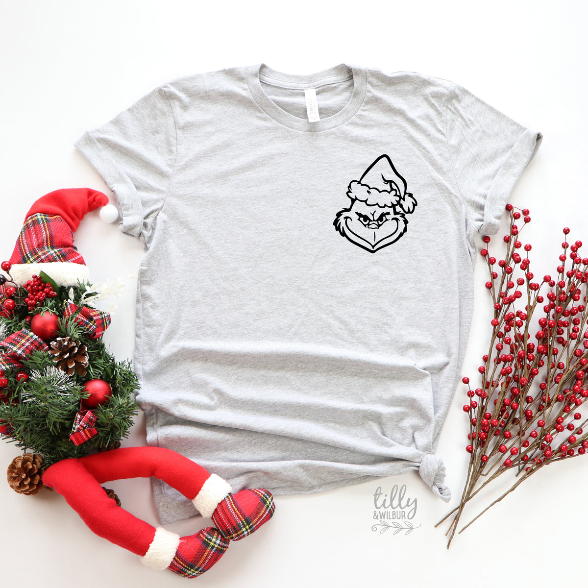 Christmas Grinch Face (MORE COLOURS & STYLES)