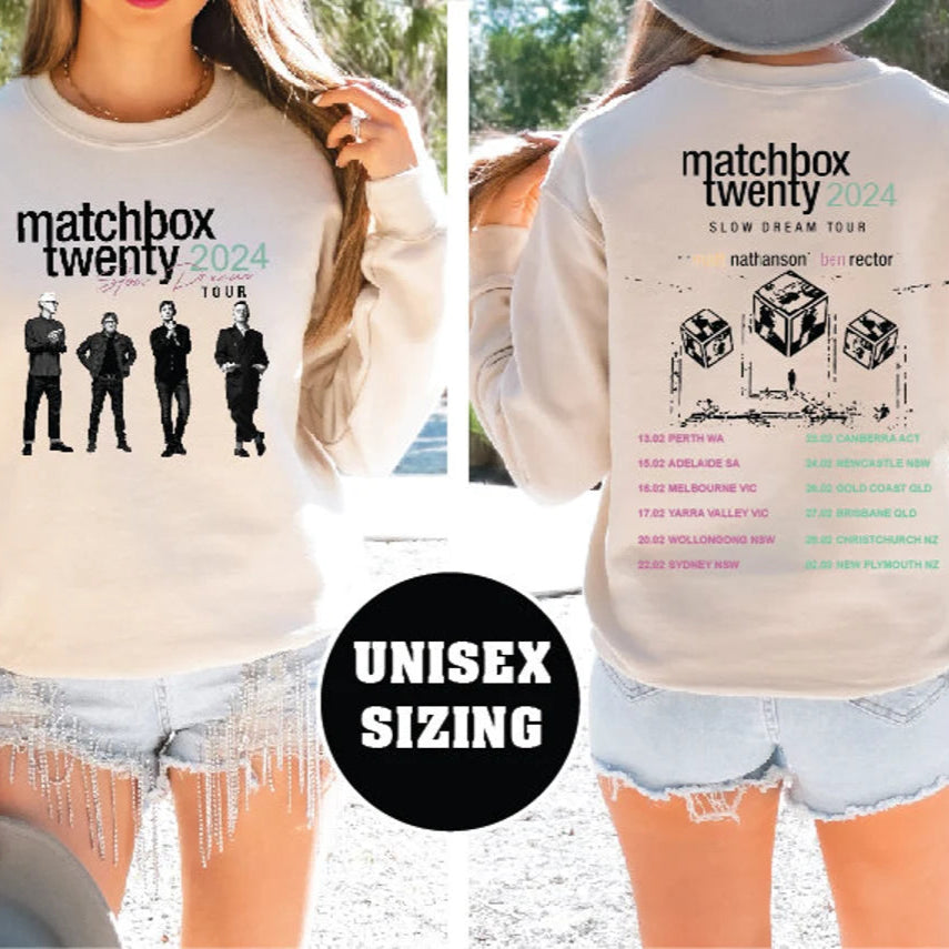 Matchbox Twenty Australia Tour (MORE COLOURS & STYLES)