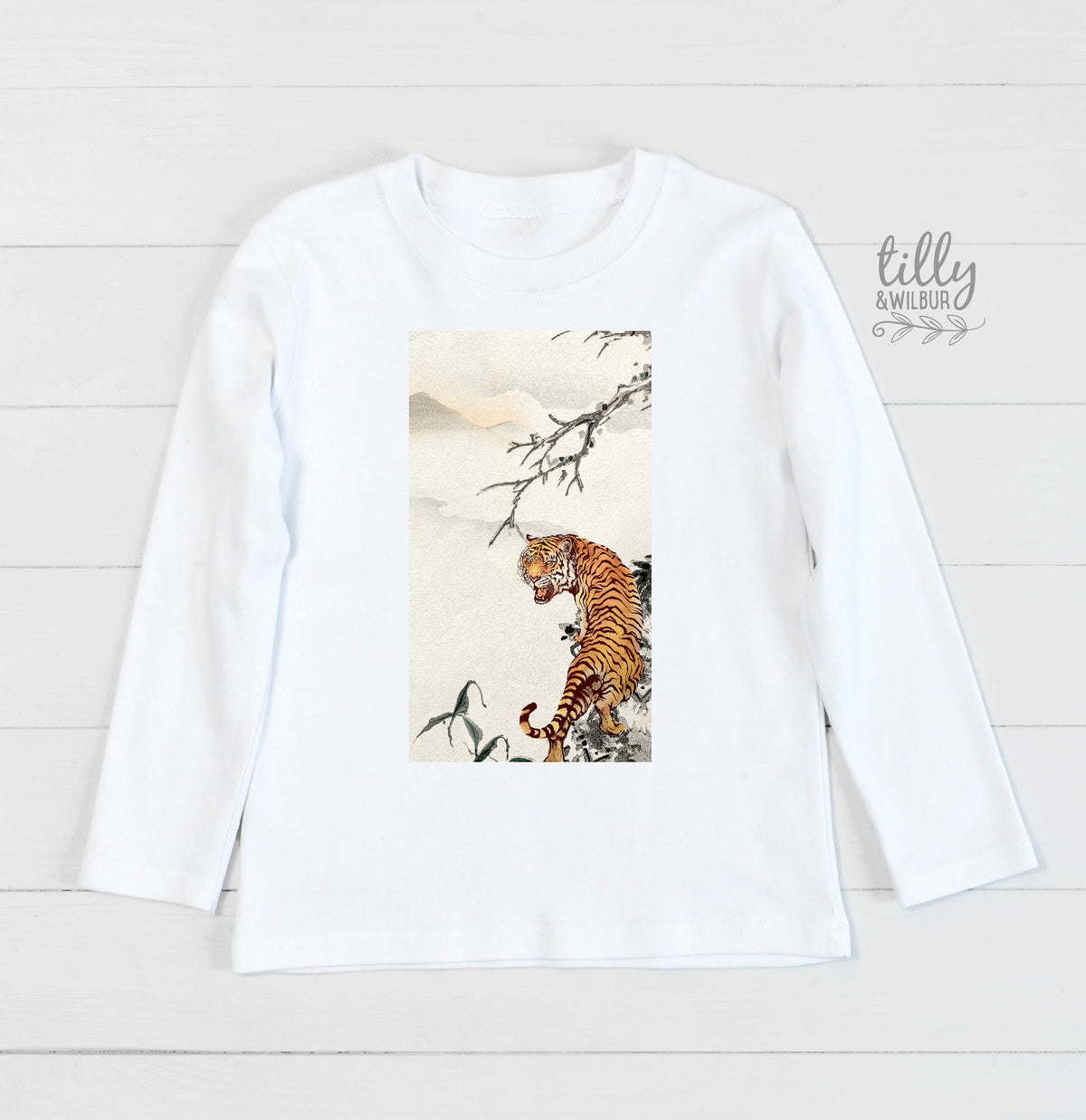 Tiger Illustration Chinese New Year (MORE COLOURS & STYLES)
