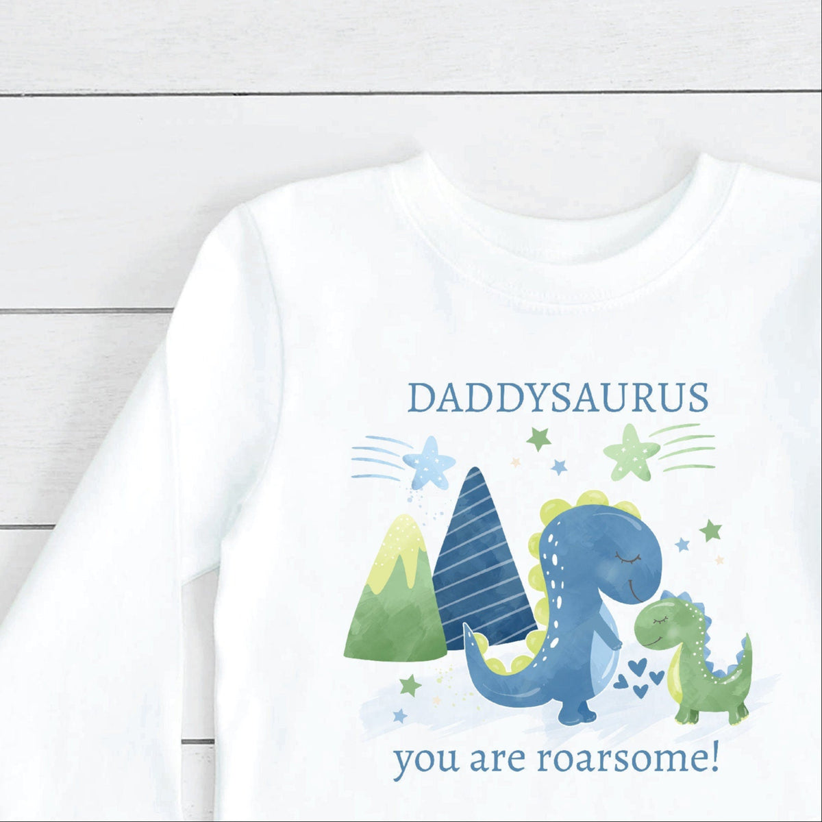 Daddysaurus You Are Roarsome! Long Sleeve T-Shirt or Bodysuit, Daddysaurus Long Sleeve T-Shirt or Bodysuit, Dinosaur Father's Day T-Shirt