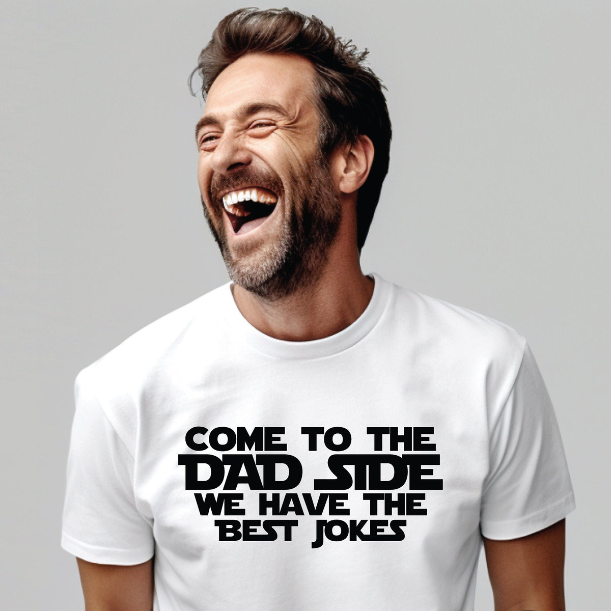 Come To The Dad Side We Have The Best Jokes T-Shirt, Father's Day T-Shirt, New Dad Gift, Funny Dad T-Shirt, Pregnancy Announcement T-Shirt
