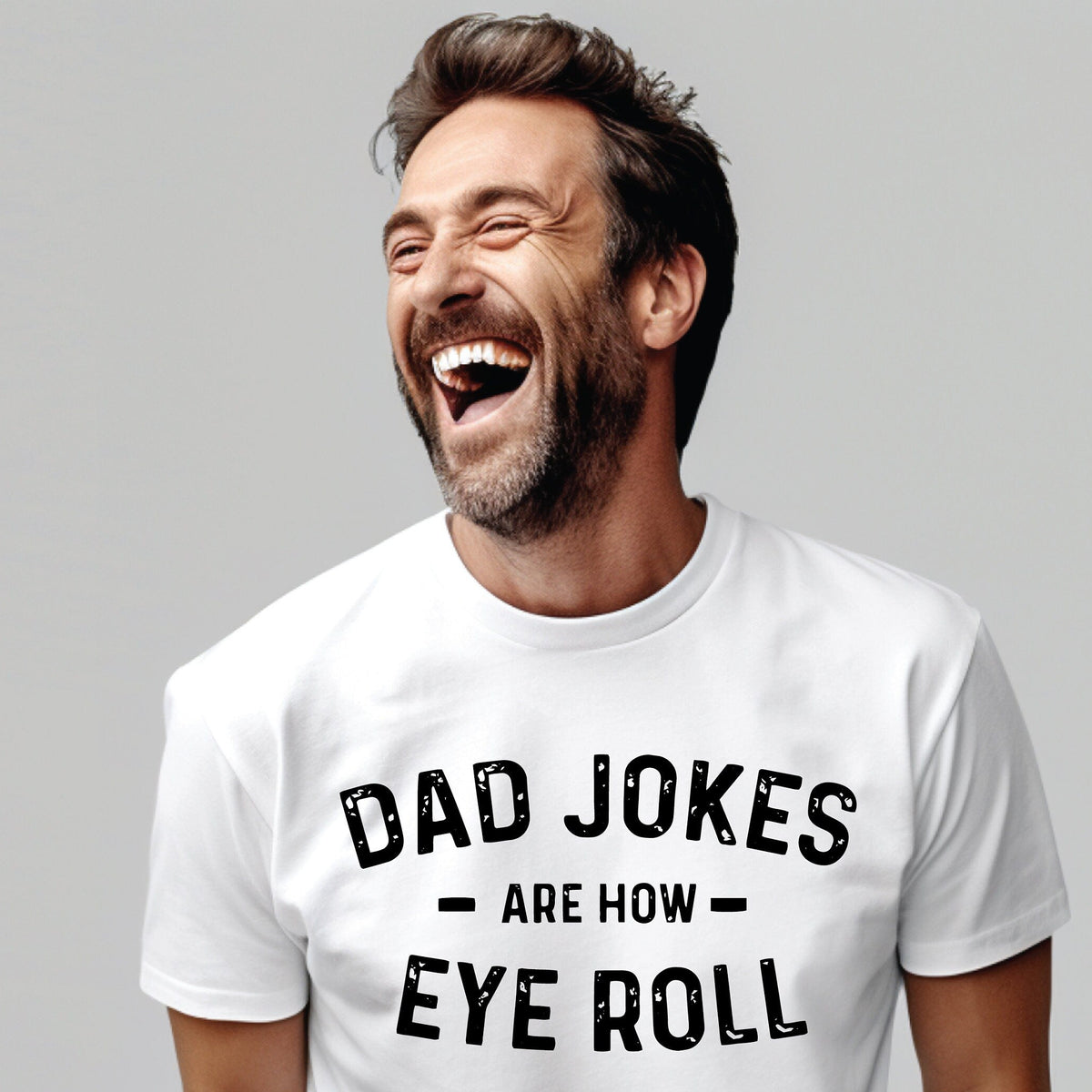 Dad Jokes Are How Eye Roll T-Shirt, Father's Day T-Shirt, New Dad Gift, Funny Dad T-Shirt, Baby Shower Gift, Pregnancy Announcement T-Shirt