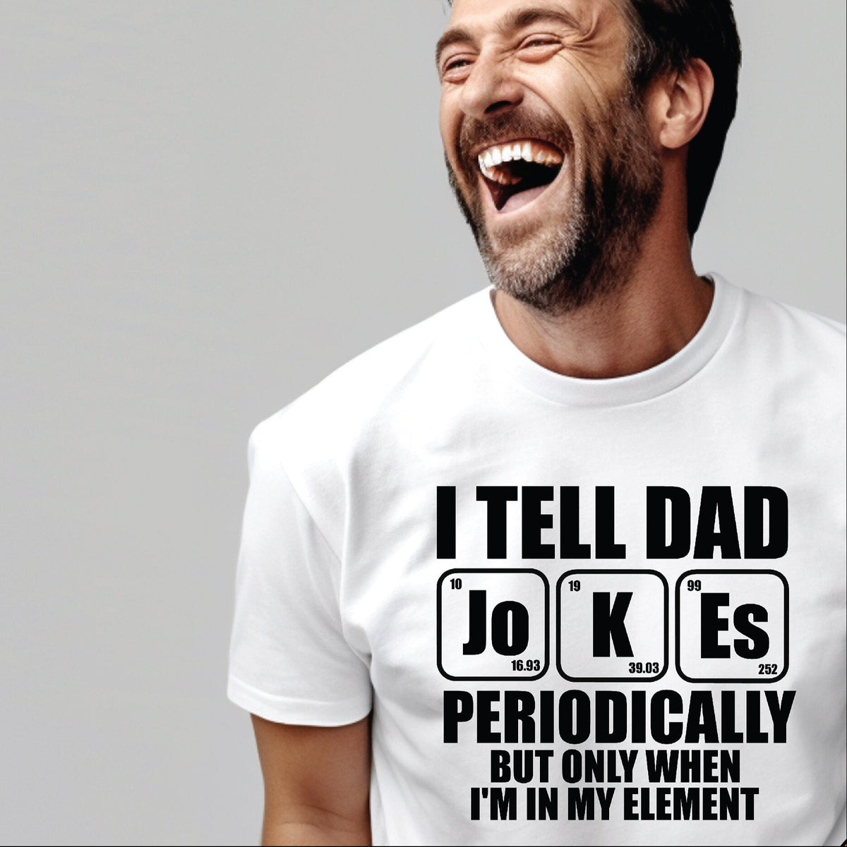 I Tell Dad Joke Periodically But Only When I'm In My Element T-Shirt, Father's Day T-Shirt, Funny Dad T-Shirt, Funny Dad Gift, Baby Shower