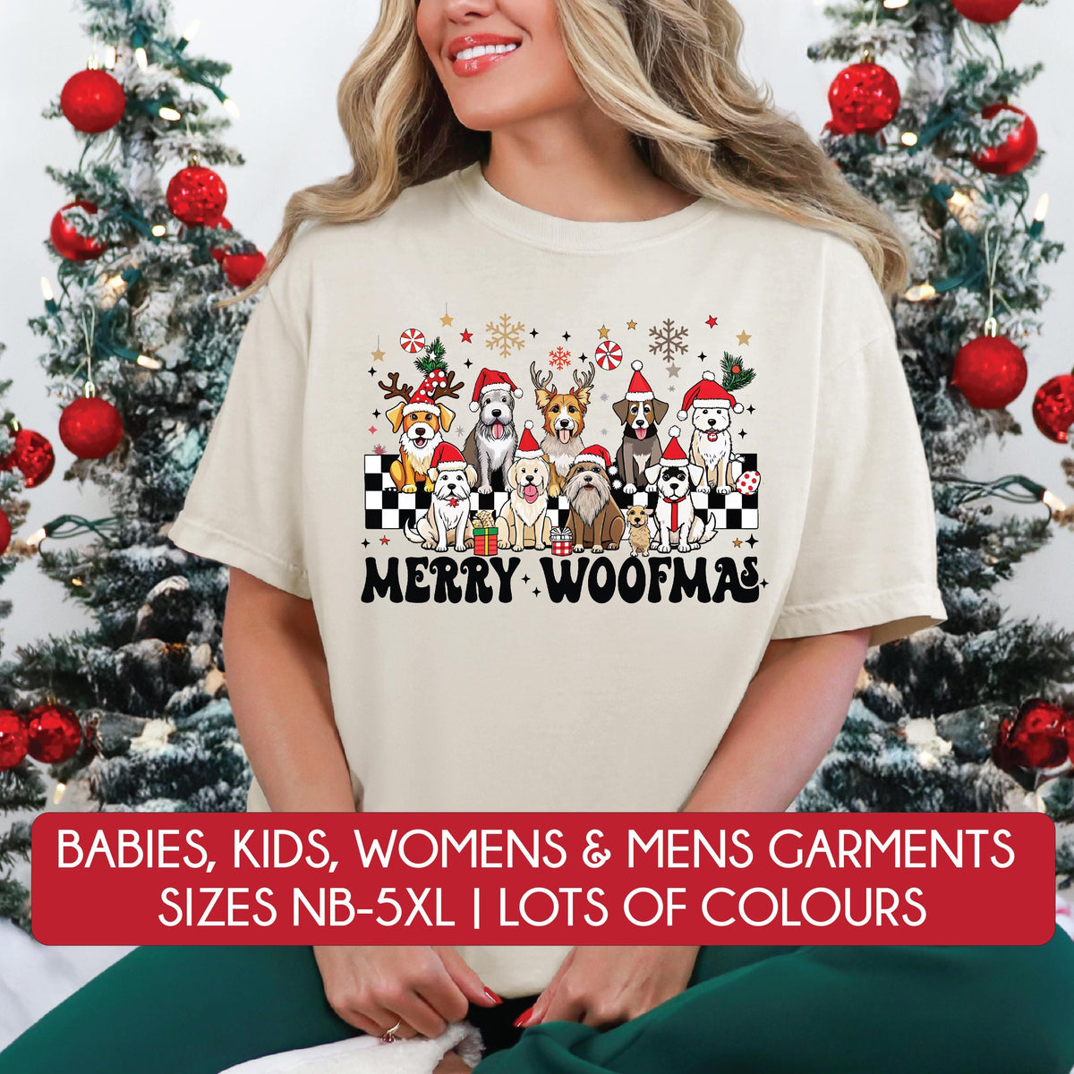 *MORE COLOURS AVAILABLE* Merry Woofmas