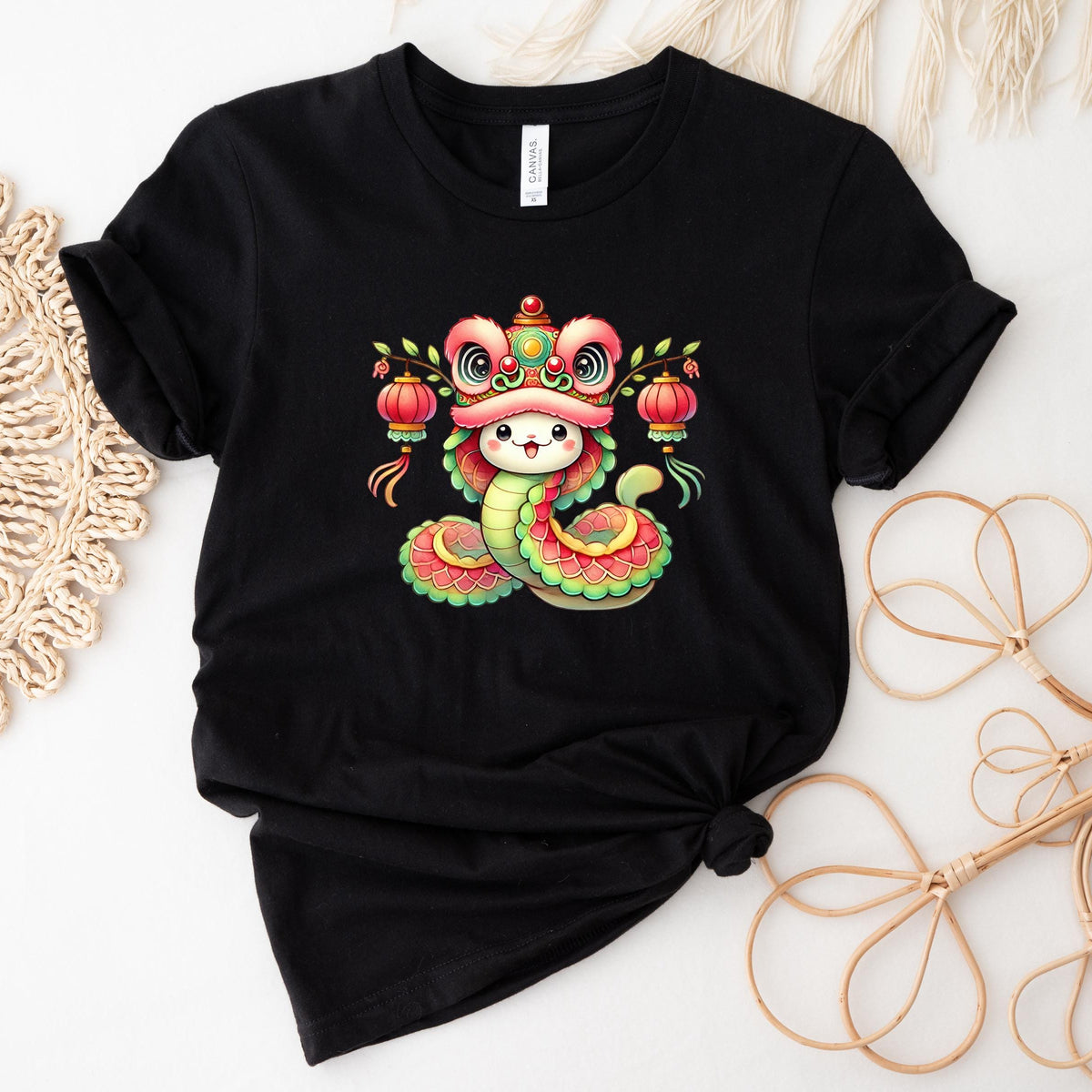Chinese New Year T-Shirt, Year Of The Snake T-Shirt, Lunar New Year T-Shirt, More Colours & Sizes - Just Ask!, Chinese Snake, 2025 T-Shirt
