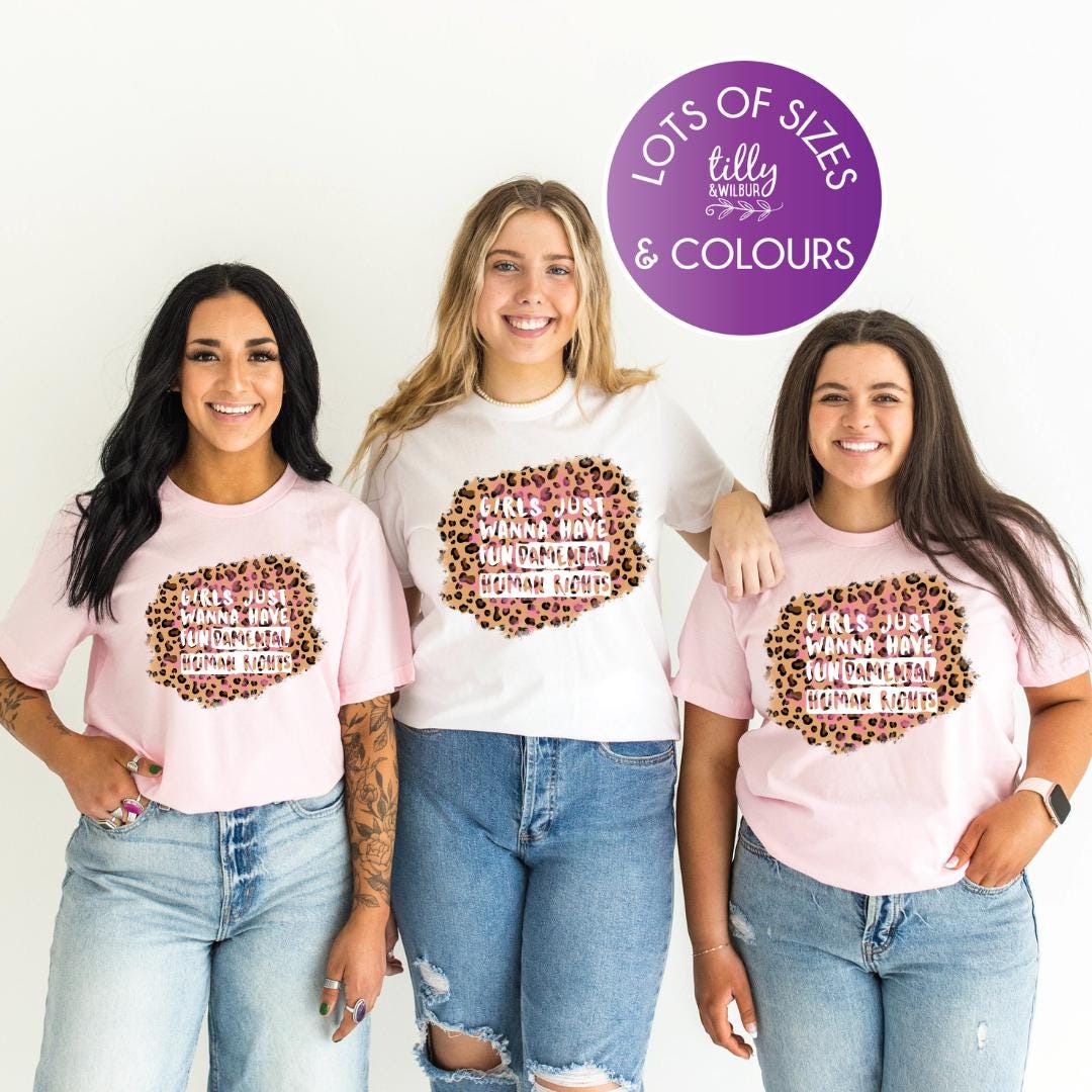 Girls Leopard Print, International Women's Day t-shirt, Women's Day, International Women's Day, Fashion Women's T-Shirt, Fundamental Rights