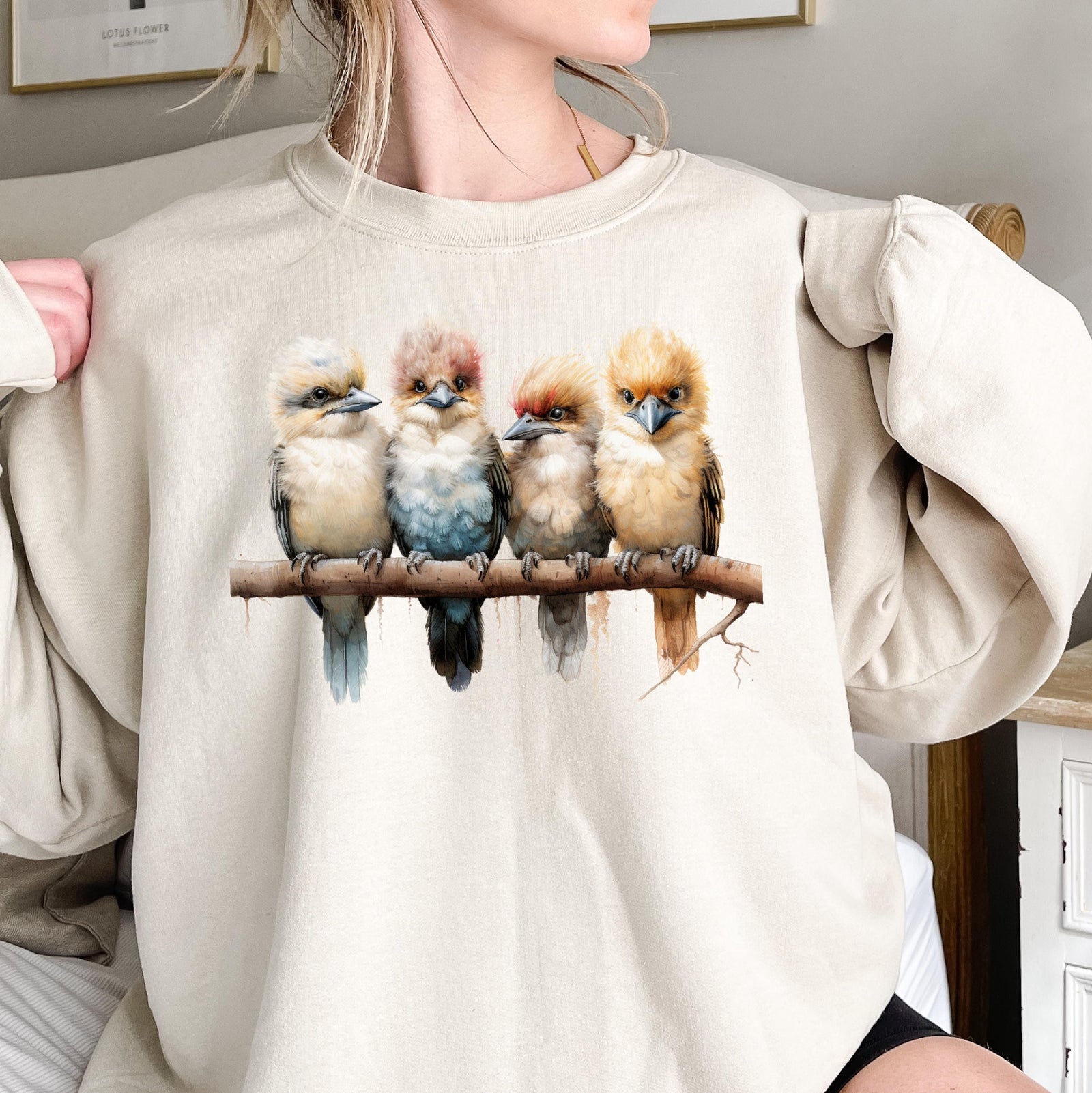 Kookaburra Jumper, Australia Day Hoodie, Australiana Sweatshirt, Australian Birds, Australian Birdlife, Kookaburra Art, Kookaburra Gift