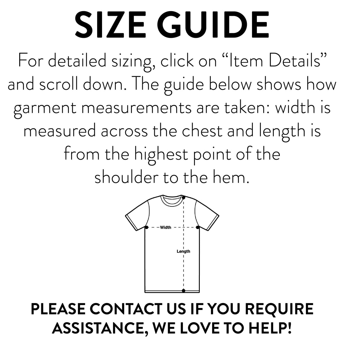a t - shirt size guide for men and women