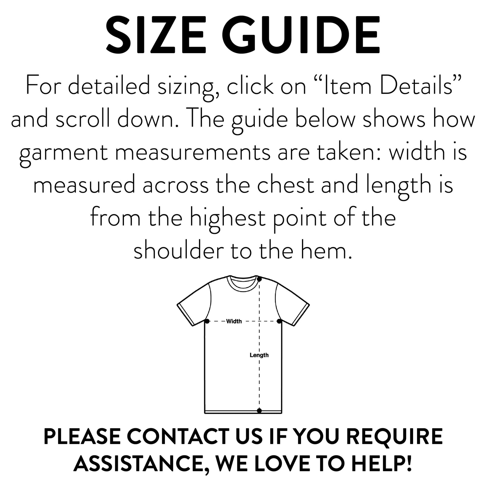 a t - shirt size guide for men and women