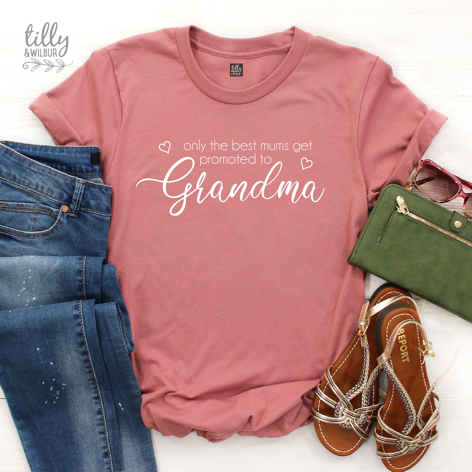 Only The Best Mums Get Promoted To Grandma With Custom Name MORE COLOURS & STYLES
