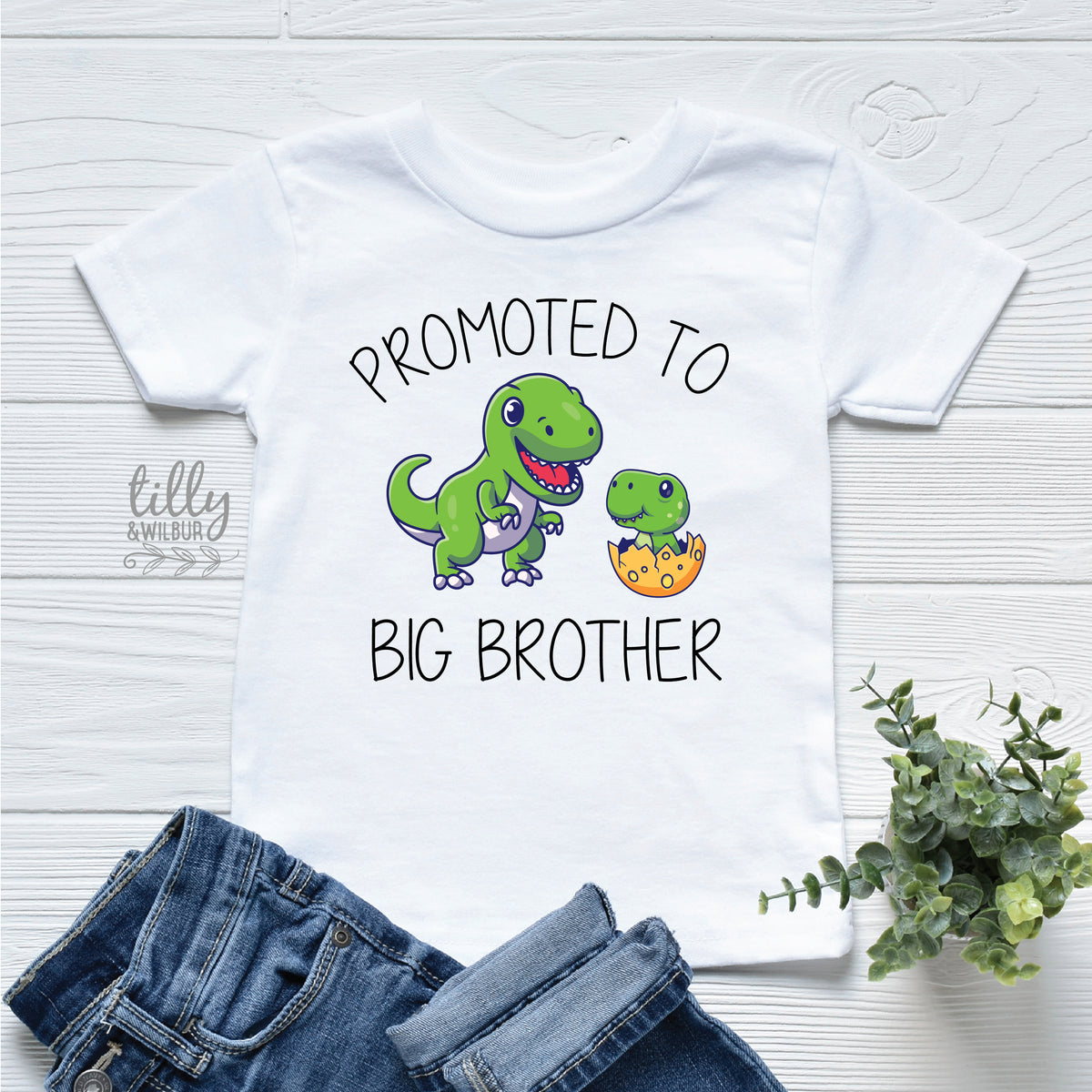 Promoted To Big Brother With Dinosaurs (MORE COLOURS & STYLES)