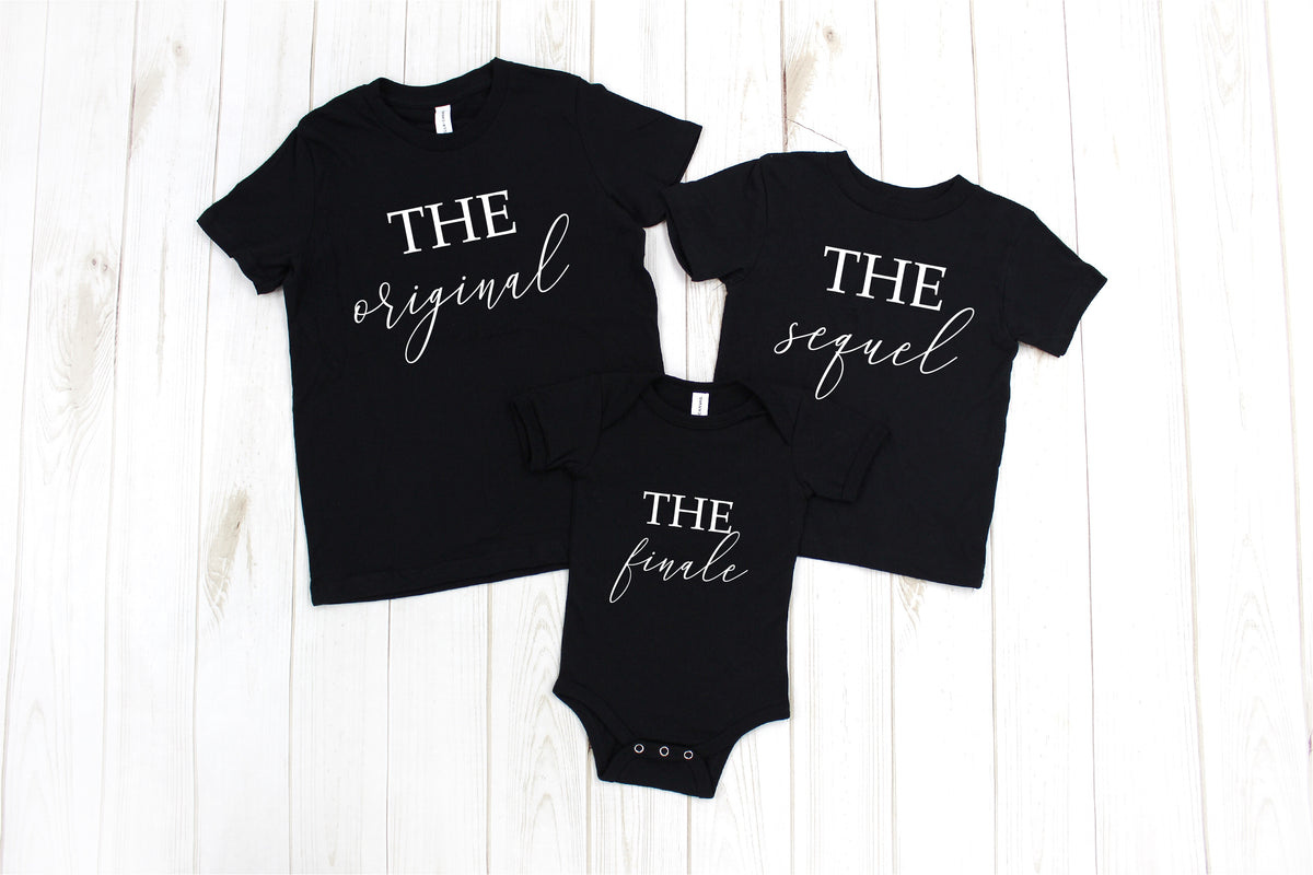 The Original, The Sequel, The Finale Matching Garments