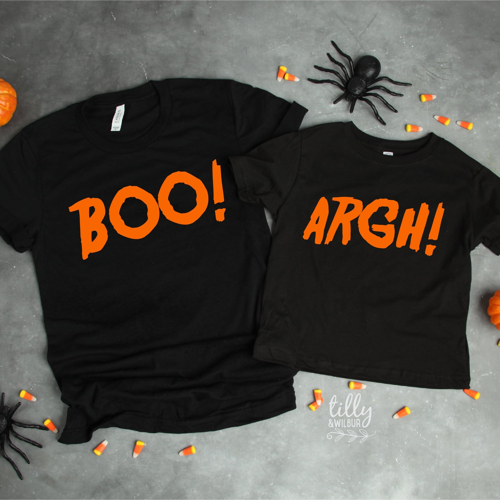 Boo! Argh! Matching Halloween (MORE COLOURS & STYLES)