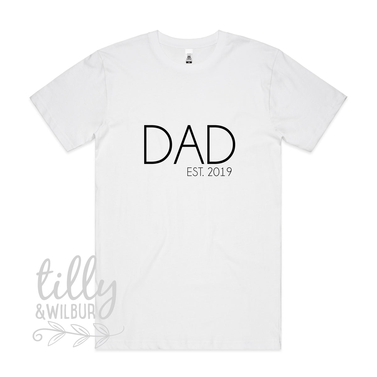 Dad With Custom Est Year (MORE COLOURS & STYLES)