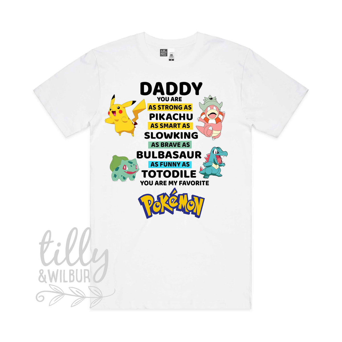 Daddy Pokemon (MORE COLOURS & STYLES)