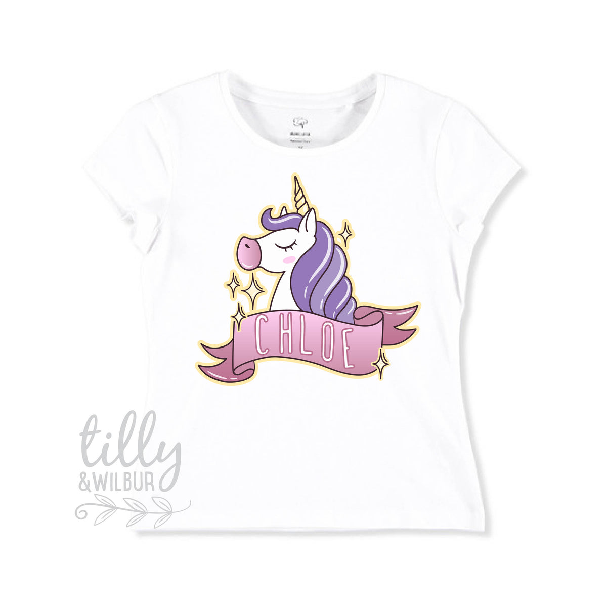 Personalised Unicorn T-Shirt For Girls, Girls Unicorn Tee, Unicorn, Unicorns Do Exist, Unicorn Shirt, Unicorn Gift, Unicorn Party G-W-SS-T