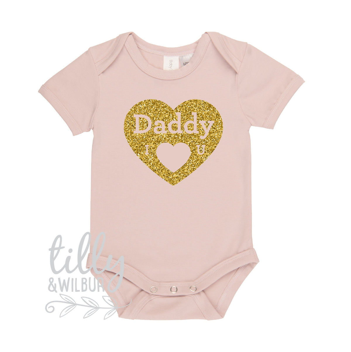 Daddy I Love You Father's Day Baby Bodysuit, 1st Father's Day Outfit, Daddy I Love You Shirt, Baby's First Father's Day, Best Daddy Ever