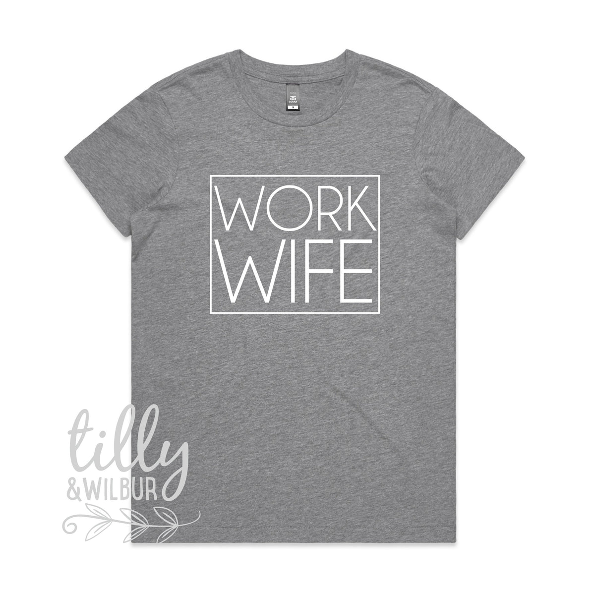 Work Wife Women's T-Shirt, Colleague Gift, Colleague T-Shirt, Co-Worker Gift, Co-Worker T-Shirt, Women's T-Shirt, Behind Every Good Man