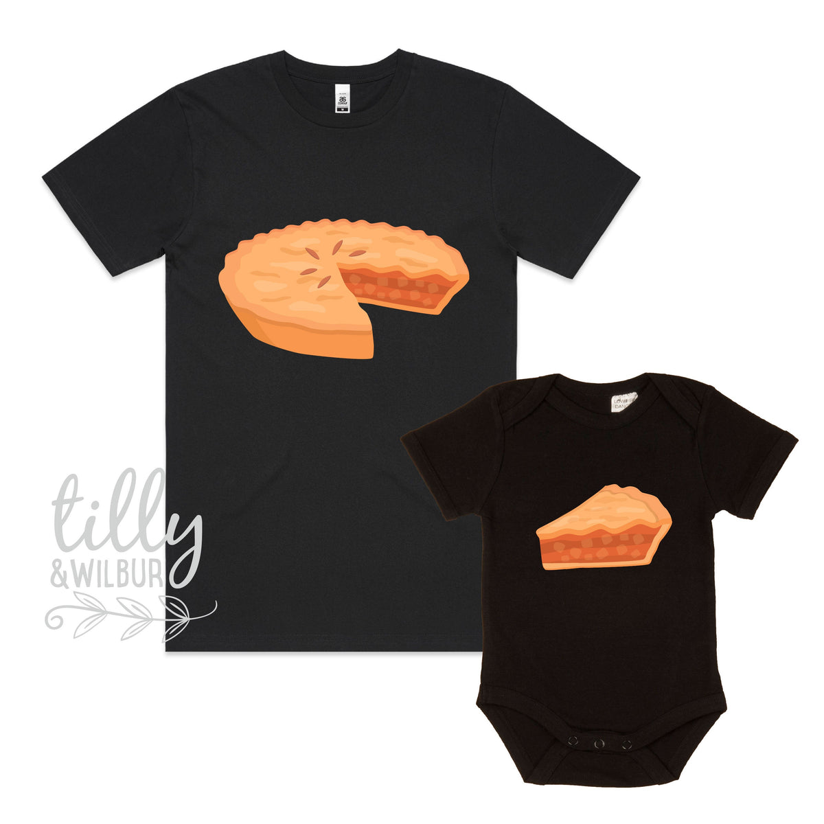 You're My Apple Pie T-Shirt, Father Son Pie T-Shirts, Daddy Daughter Pie T-Shirts, Matching Outfits, Whole Pie One Slice Matching, Pizza Set