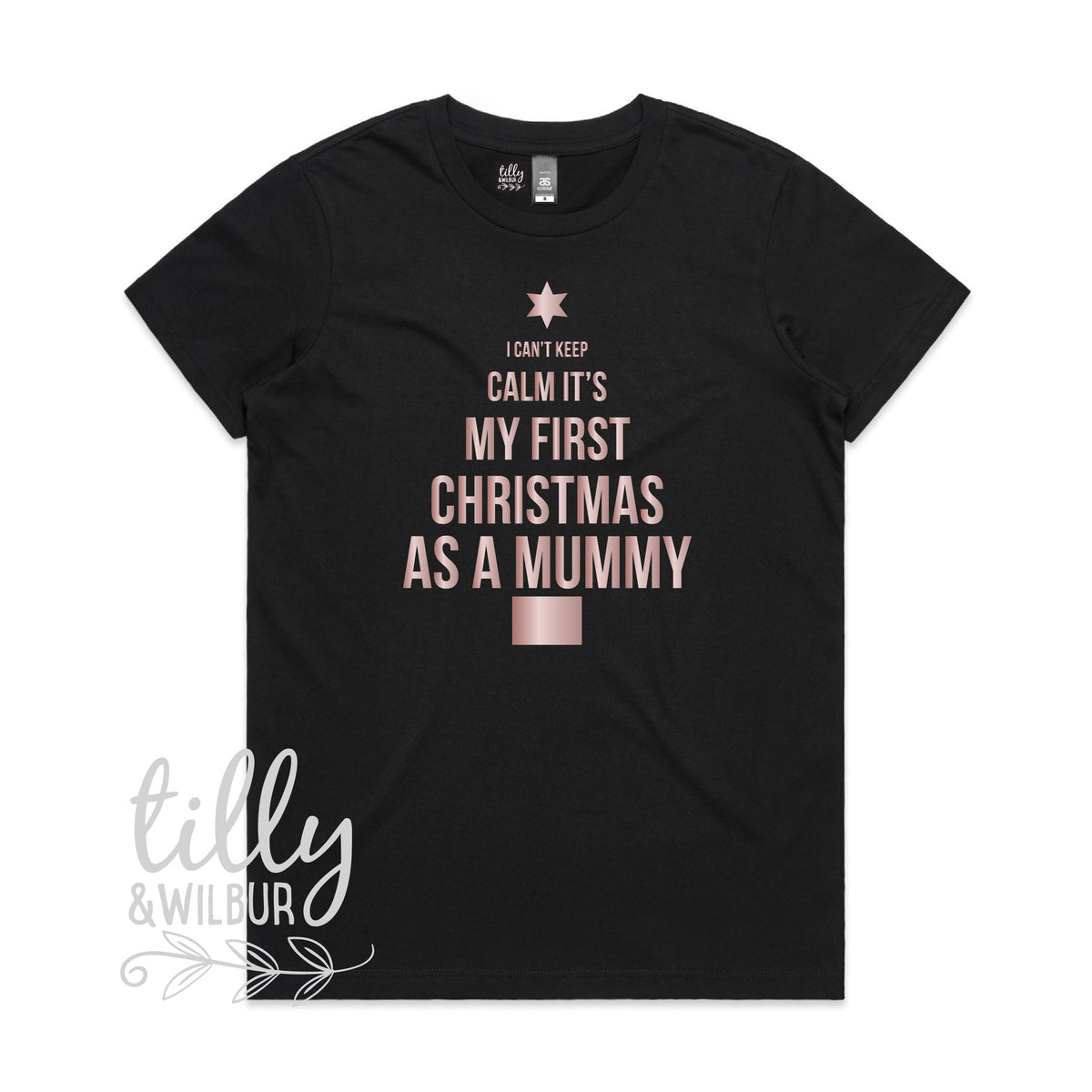 I Can't Keep Calm It's My First Christmas As A Mummy, New Mummy Christmas Outfit, New Mum Christmas Gift, 1st Christmas First Christmas Gift