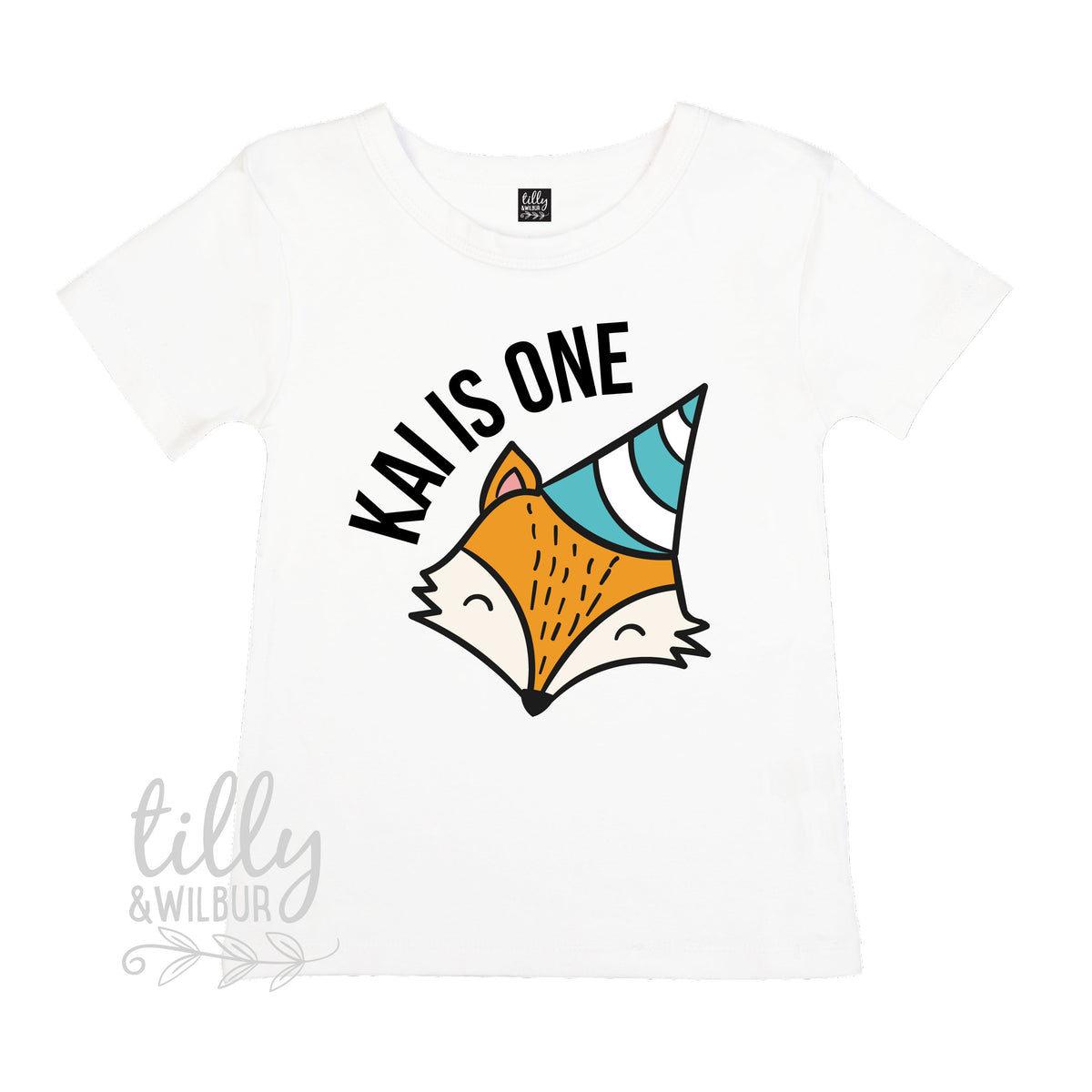 Fox Boys 1st Birthday T-Shirt
