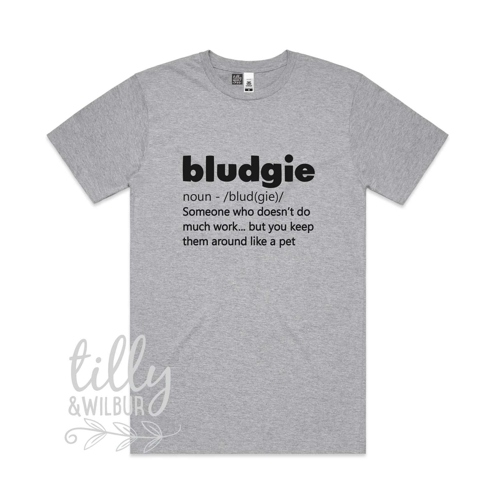 Bludgie - Someone who doesn't do much work... but you keep them around like a pet - Funny Men's T-Shirt, Bludgie T-Shirt, Funny Saying Shirt