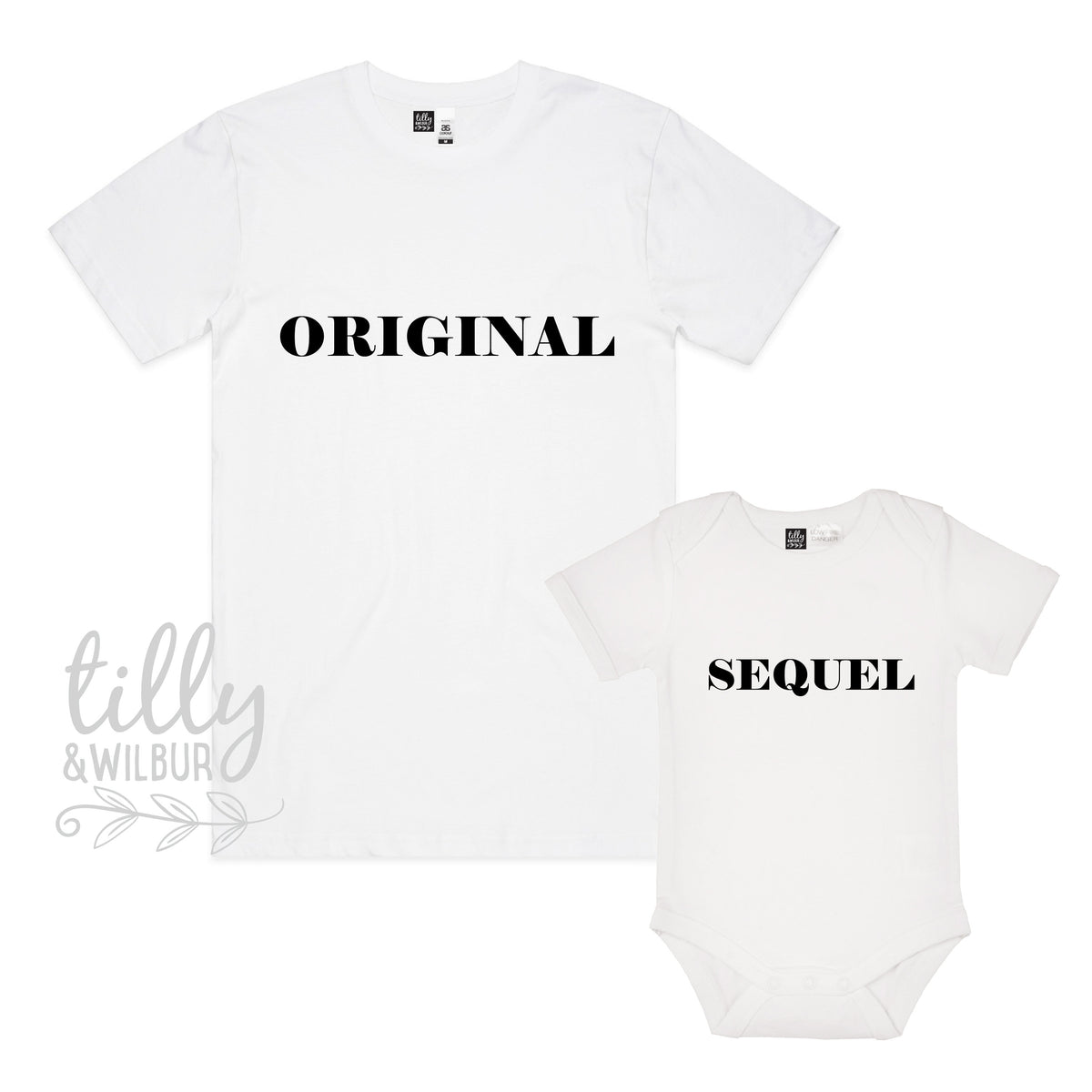 Original Sequel Father Son Matching Shirts, Matching Dad And Baby, Matching Dad And Kid, Father's Day Gift, Newborn Gift, New Dad, Remix