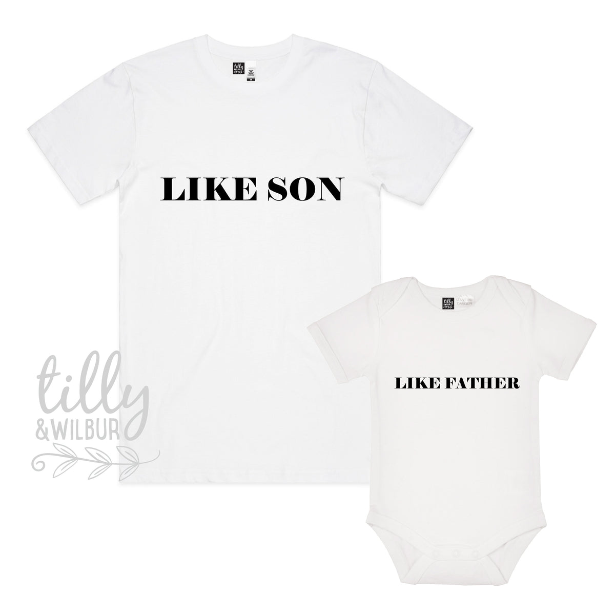 Like Father Like Son Father Son Matching Shirts, Matching Dad And Baby, Matching Dad And Kid, Father's Day Gift, Newborn Gift, New Dad Shirt