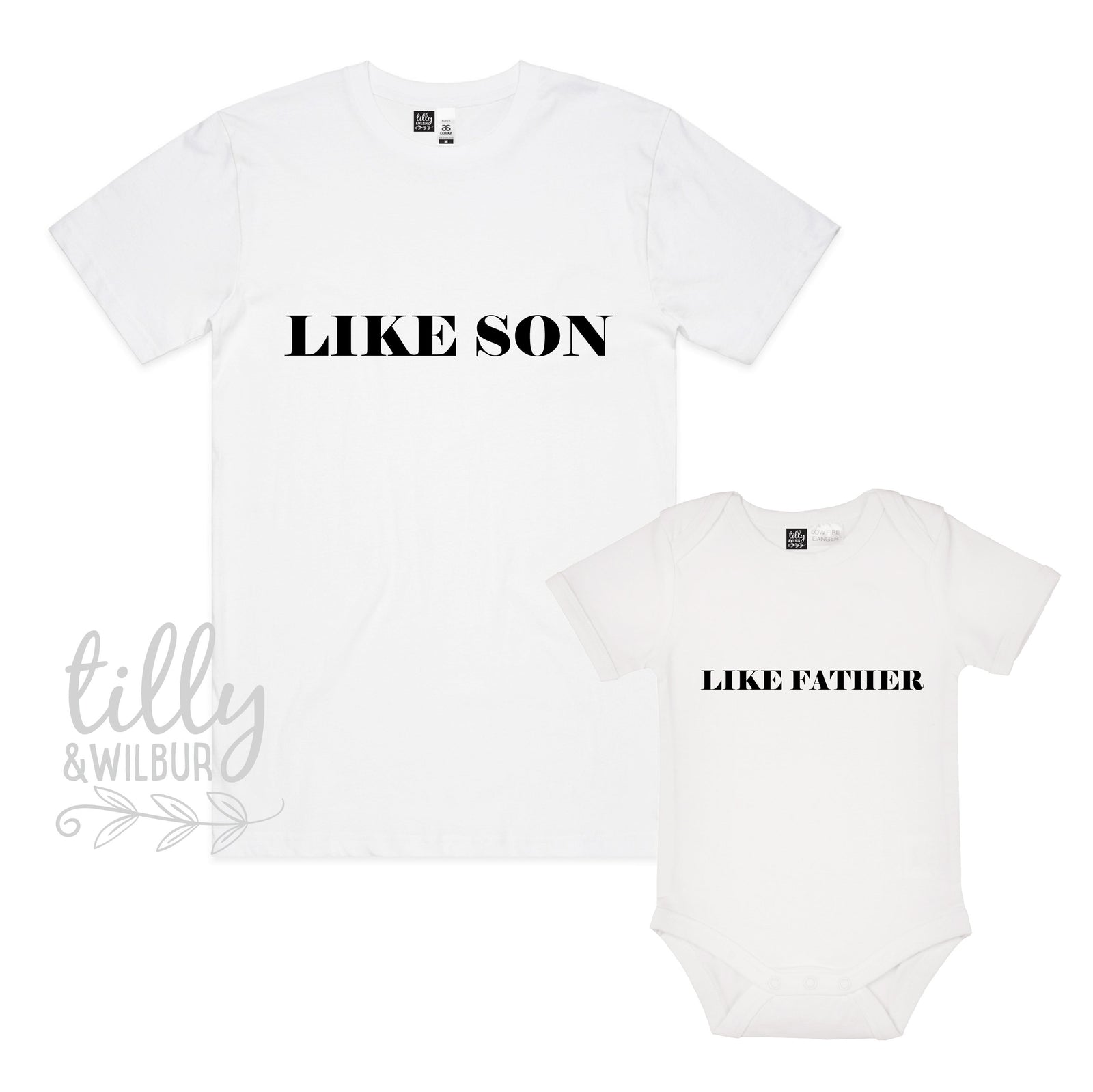 Like Father Like Son Father Son Matching Shirts, Matching Dad And Baby, Matching Dad And Kid, Father's Day Gift, Newborn Gift, New Dad Shirt