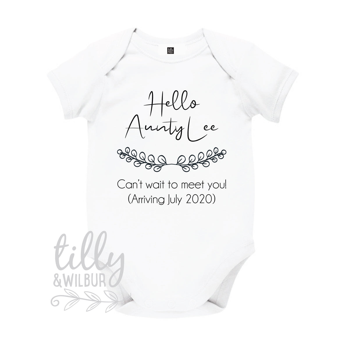 Hello Aunty Baby Bodysuit