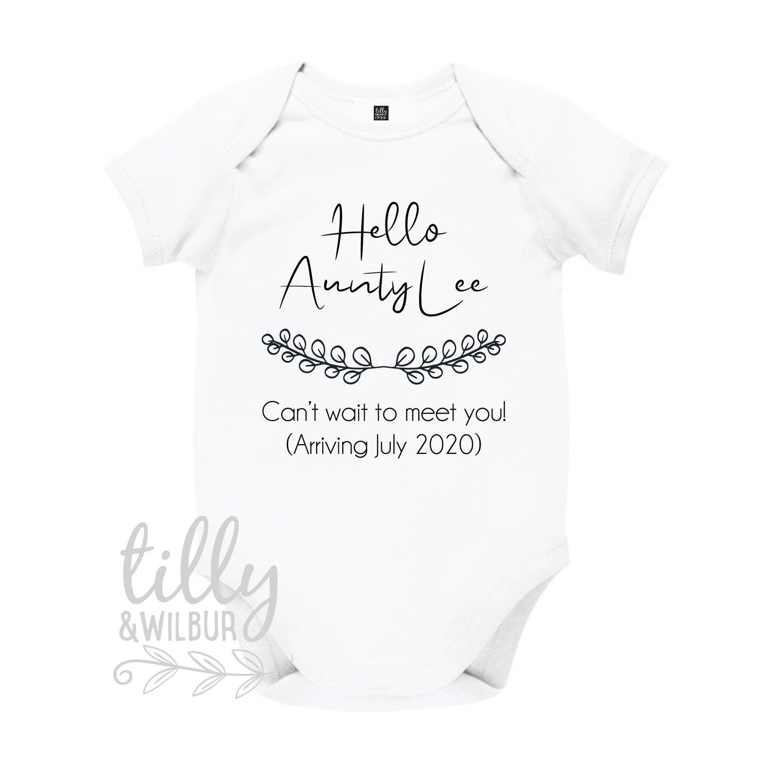 Hello Aunty Baby Bodysuit