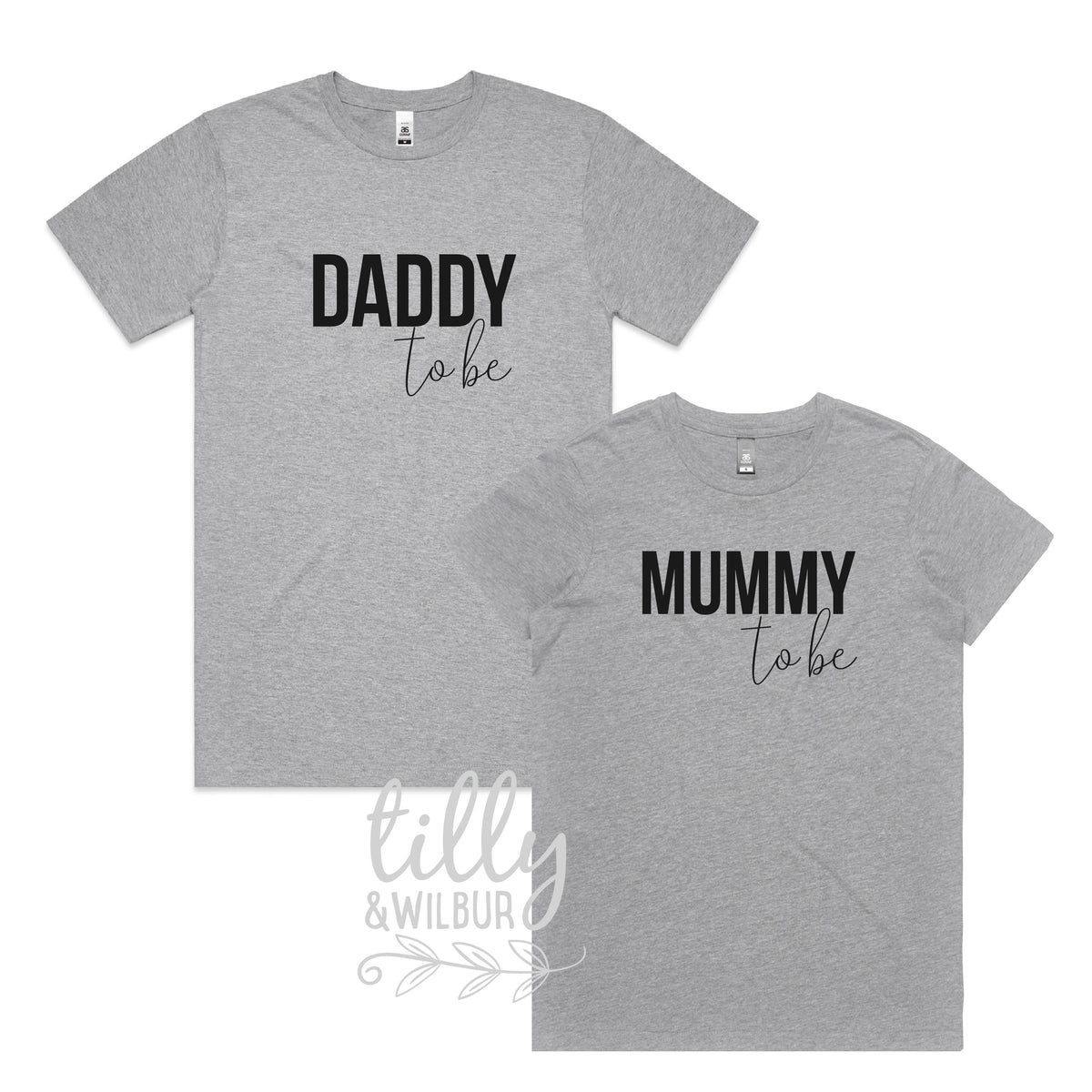 Daddy To Be, Mummy To Be Matching Announcement TShirts, Pregnancy Announcement T-Shirts For New Parents, Pregnancy Gift, We're Parents To Be