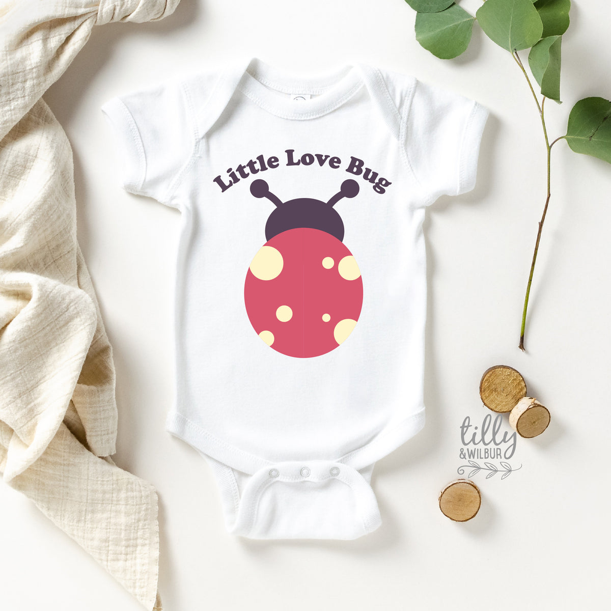 Little Love Bug Baby Bodysuit, Valentine's Day Bodysuit, First Valentines Day Gift, Little Valentine, Ladybug, Lady Beetle, Newborn Gift