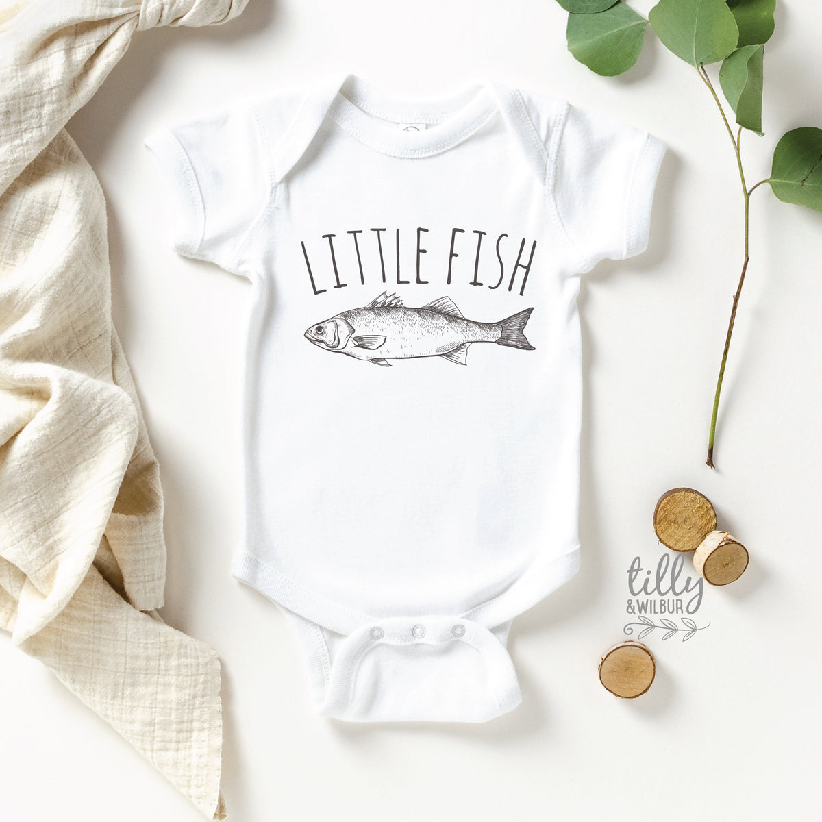 Little Fish Baby Bodysuit Only, Big Fish Little Fish Father Son Matching Shirts, Matching Dad And Baby, Matching Family, Father's Day Gift